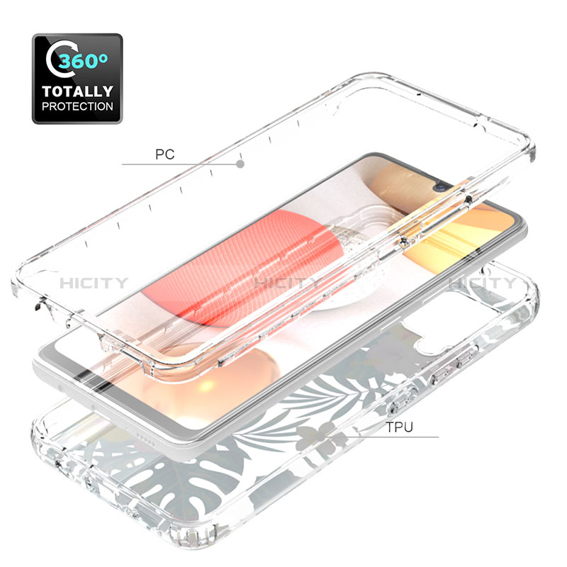 Coque Ultra Fine Transparente Souple Housse Etui 360 Degres Avant et Arriere pour Samsung Galaxy A42 5G Plus