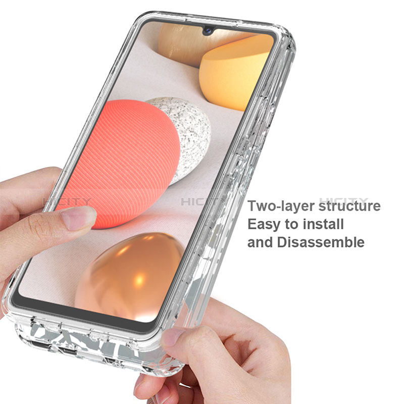 Coque Ultra Fine Transparente Souple Housse Etui 360 Degres Avant et Arriere pour Samsung Galaxy A42 5G Plus