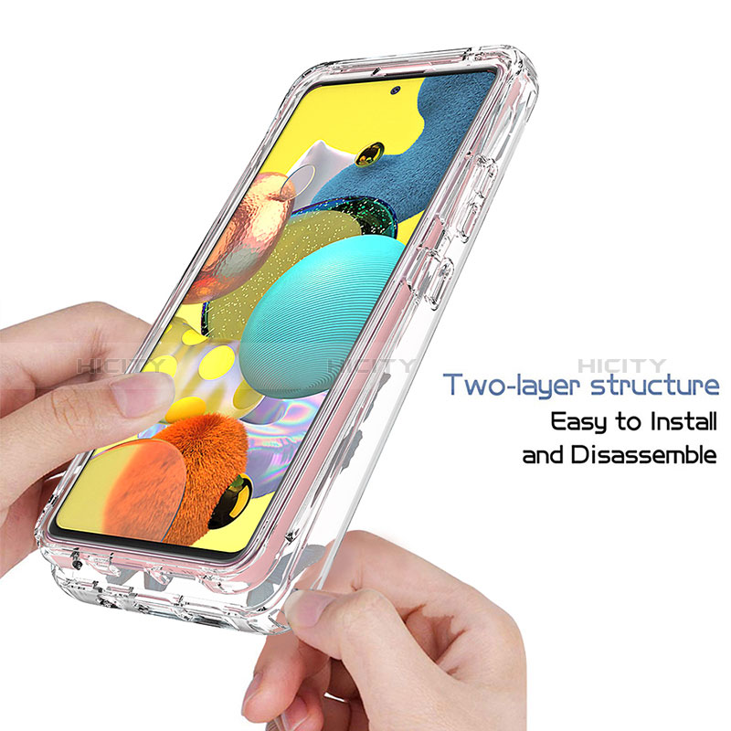 Coque Ultra Fine Transparente Souple Housse Etui 360 Degres Avant et Arriere pour Samsung Galaxy A51 5G Plus