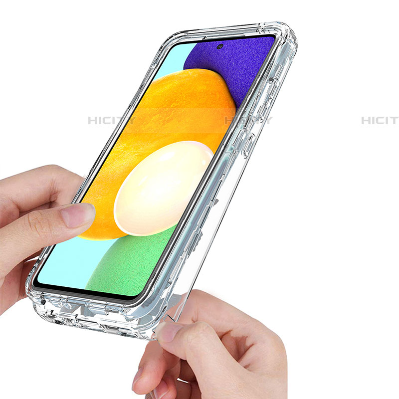 Coque Ultra Fine Transparente Souple Housse Etui 360 Degres Avant et Arriere pour Samsung Galaxy A52 5G Plus