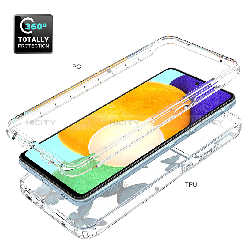 Coque Ultra Fine Transparente Souple Housse Etui 360 Degres Avant et Arriere pour Samsung Galaxy A52s 5G Plus