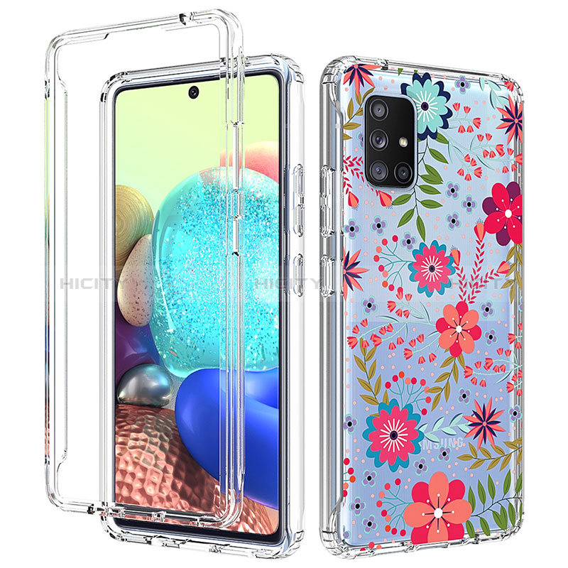 Coque Ultra Fine Transparente Souple Housse Etui 360 Degres Avant et Arriere pour Samsung Galaxy A71 4G A715 Plus