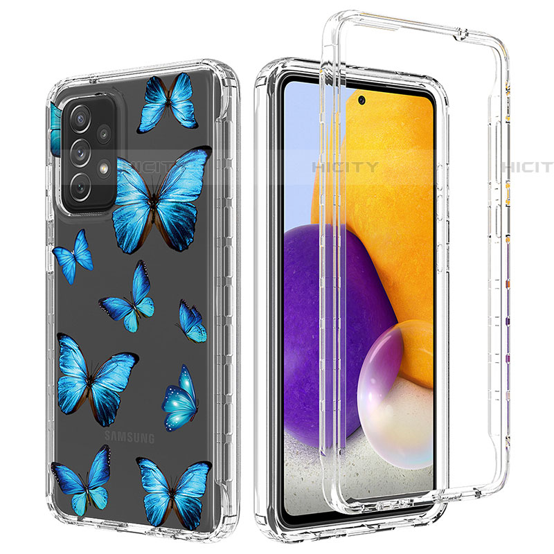 Coque Ultra Fine Transparente Souple Housse Etui 360 Degres Avant et Arriere pour Samsung Galaxy A72 4G Plus