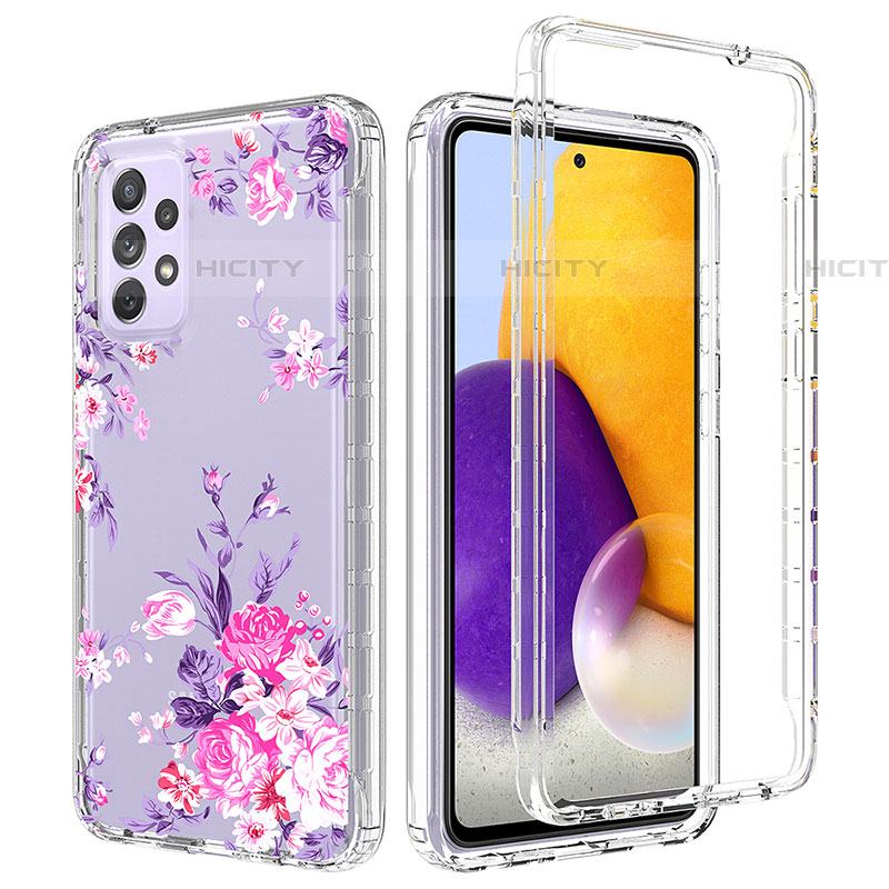 Coque Ultra Fine Transparente Souple Housse Etui 360 Degres Avant et Arriere pour Samsung Galaxy A72 5G Plus