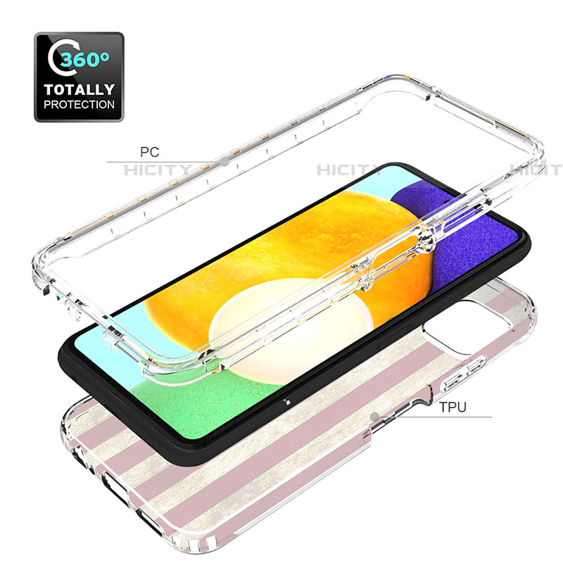 Coque Ultra Fine Transparente Souple Housse Etui 360 Degres Avant et Arriere pour Samsung Galaxy F42 5G Plus