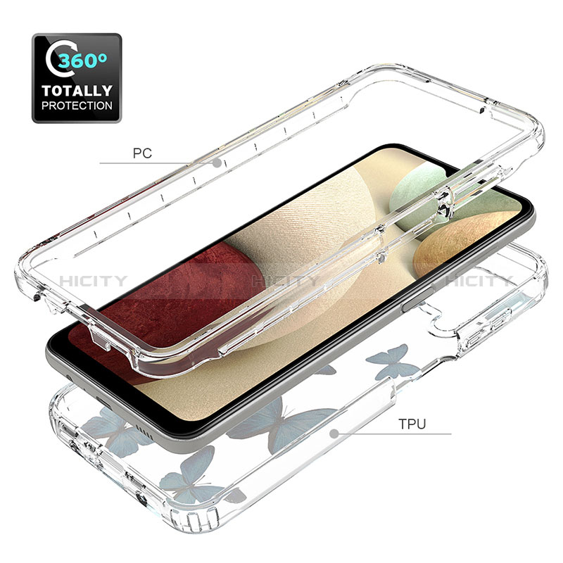Coque Ultra Fine Transparente Souple Housse Etui 360 Degres Avant et Arriere pour Samsung Galaxy M12 Plus