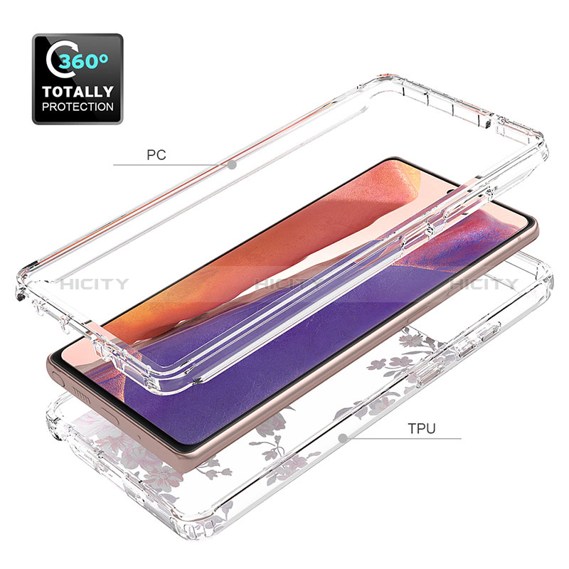 Coque Ultra Fine Transparente Souple Housse Etui 360 Degres Avant et Arriere pour Samsung Galaxy Note 20 5G Plus