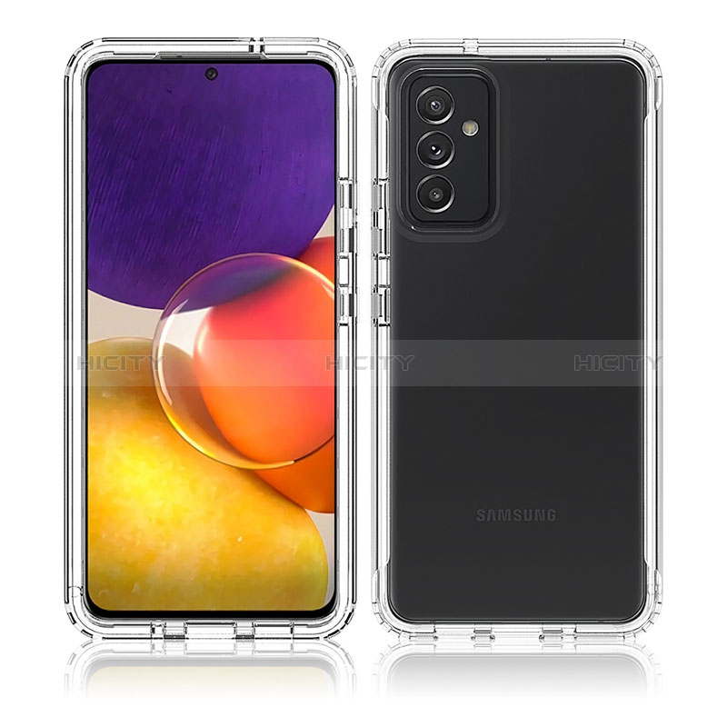 Coque Ultra Fine Transparente Souple Housse Etui 360 Degres Avant et Arriere pour Samsung Galaxy Quantum2 5G Clair Plus