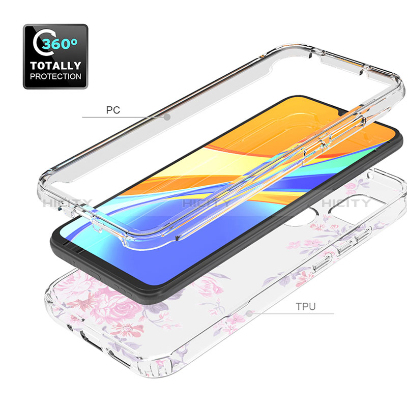 Coque Ultra Fine Transparente Souple Housse Etui 360 Degres Avant et Arriere pour Xiaomi POCO C3 Plus