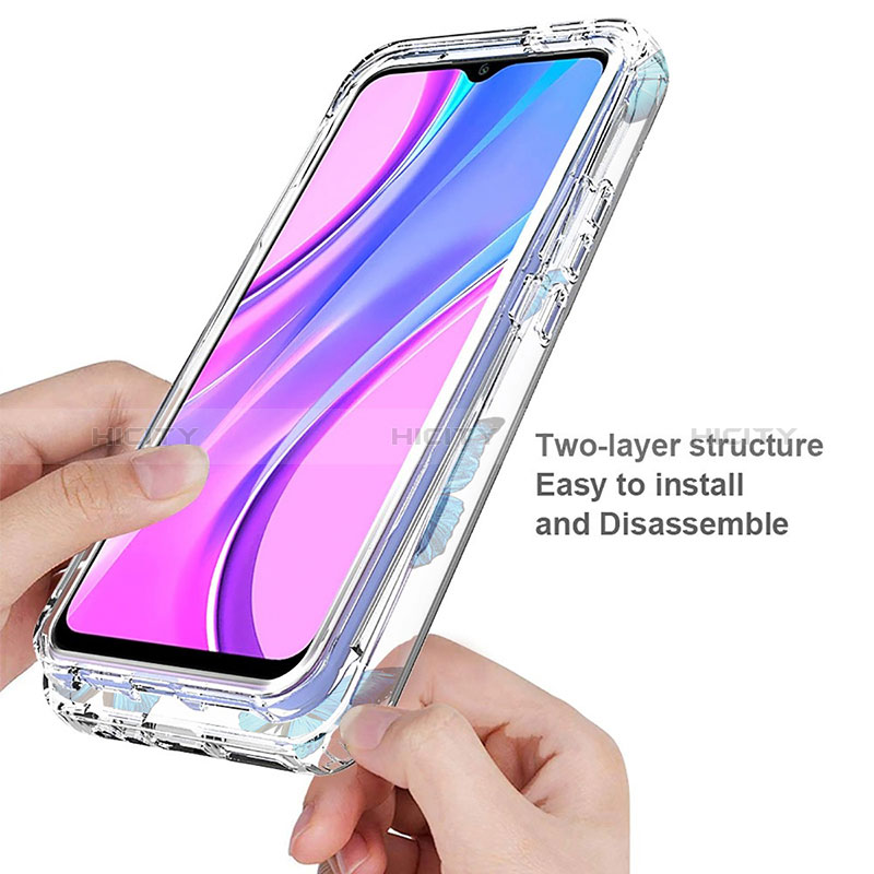 Coque Ultra Fine Transparente Souple Housse Etui 360 Degres Avant et Arriere pour Xiaomi Poco M2 Plus