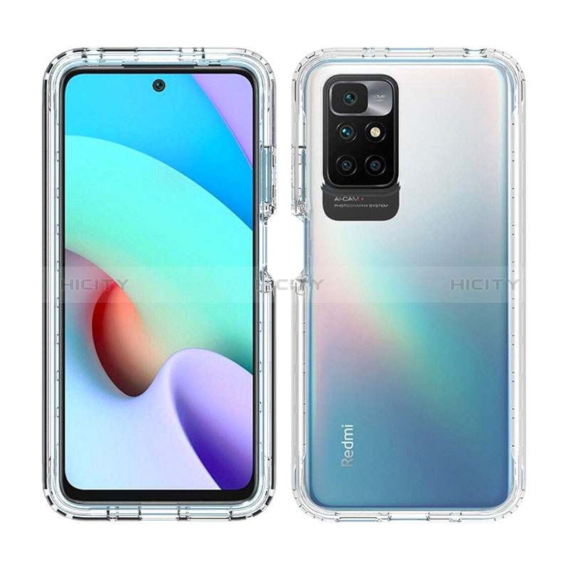 Coque Ultra Fine Transparente Souple Housse Etui 360 Degres Avant et Arriere pour Xiaomi Redmi 10 (2022) Clair Plus