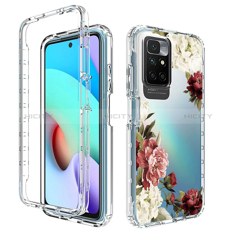 Coque Ultra Fine Transparente Souple Housse Etui 360 Degres Avant et Arriere pour Xiaomi Redmi 10 4G Plus