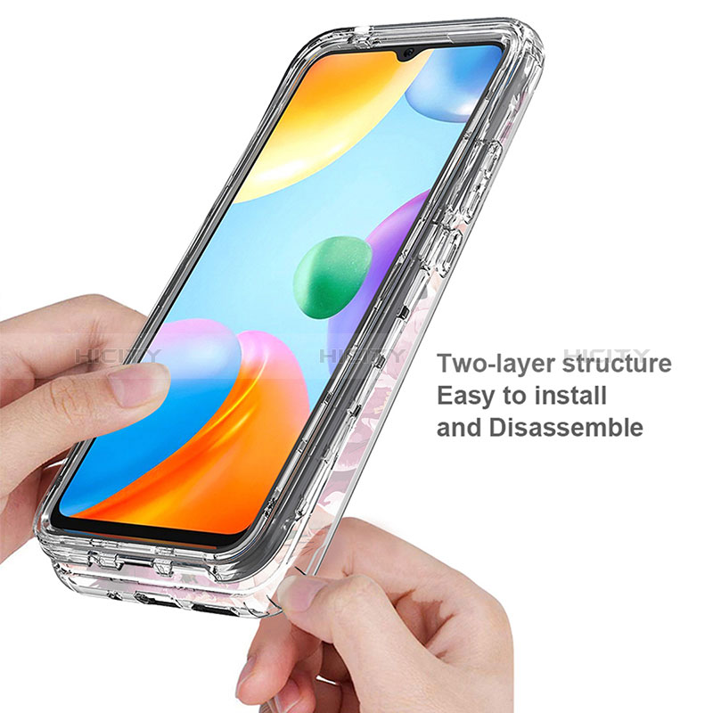 Coque Ultra Fine Transparente Souple Housse Etui 360 Degres Avant et Arriere pour Xiaomi Redmi 10 India Plus