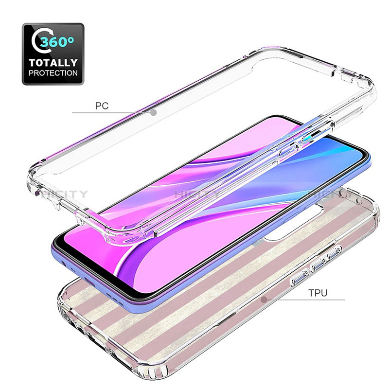 Coque Ultra Fine Transparente Souple Housse Etui 360 Degres Avant et Arriere pour Xiaomi Redmi 9 Prime India Plus