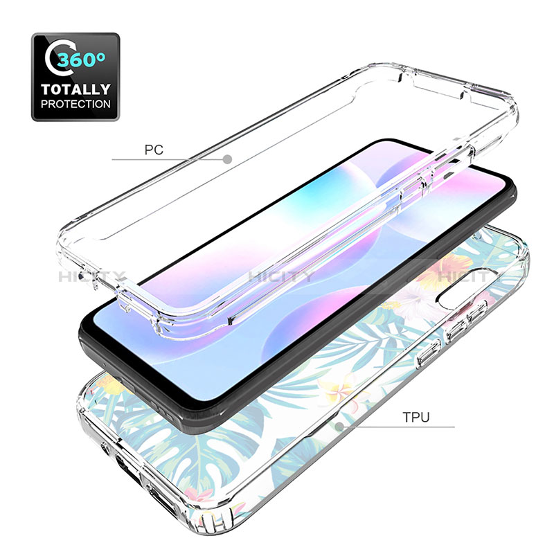 Coque Ultra Fine Transparente Souple Housse Etui 360 Degres Avant et Arriere pour Xiaomi Redmi 9AT Plus