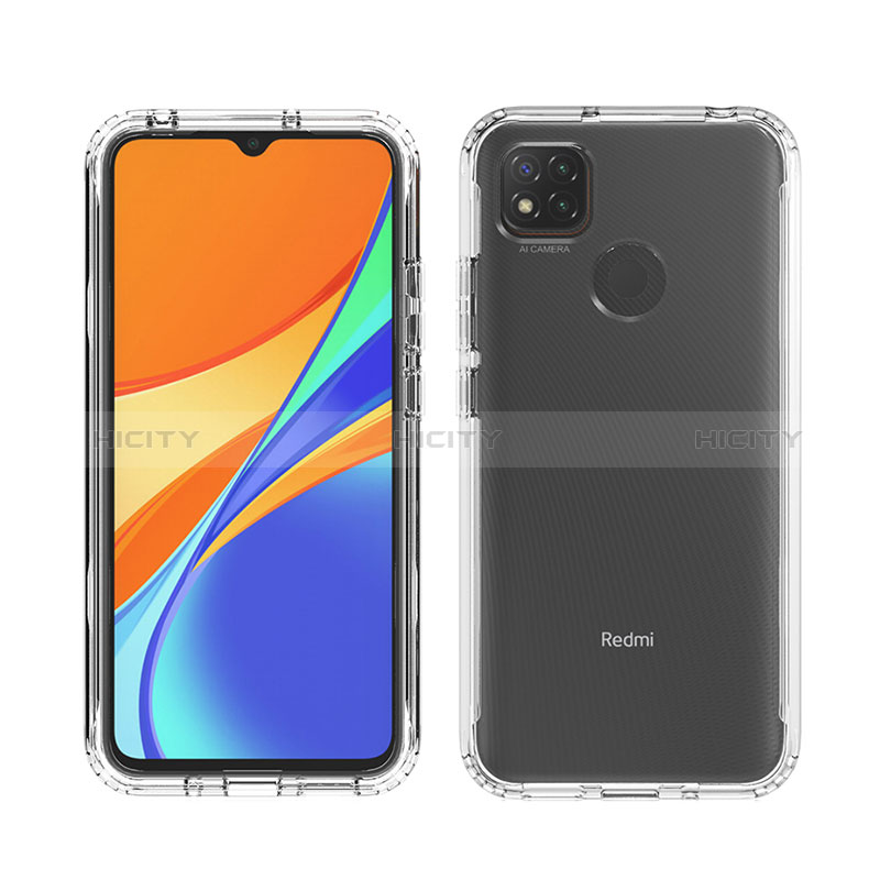 Coque Ultra Fine Transparente Souple Housse Etui 360 Degres Avant et Arriere pour Xiaomi Redmi 9C Clair Plus