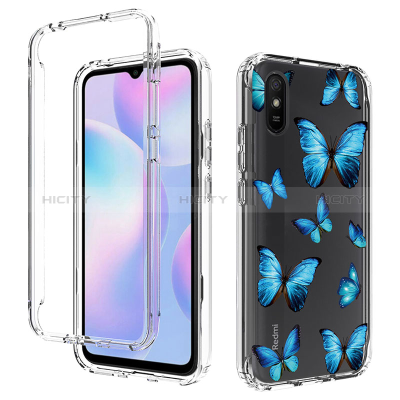 Coque Ultra Fine Transparente Souple Housse Etui 360 Degres Avant et Arriere pour Xiaomi Redmi 9i Plus