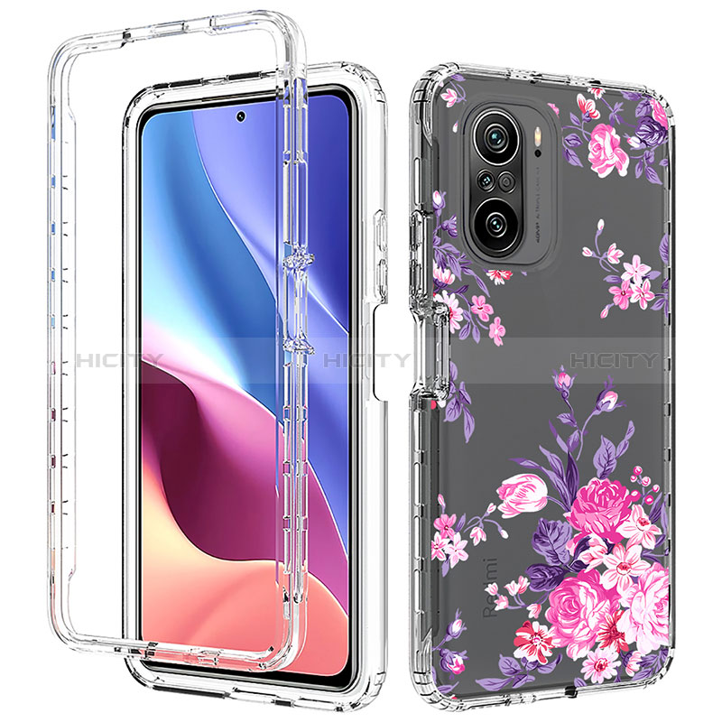 Coque Ultra Fine Transparente Souple Housse Etui 360 Degres Avant et Arriere pour Xiaomi Redmi K40 Pro 5G Plus