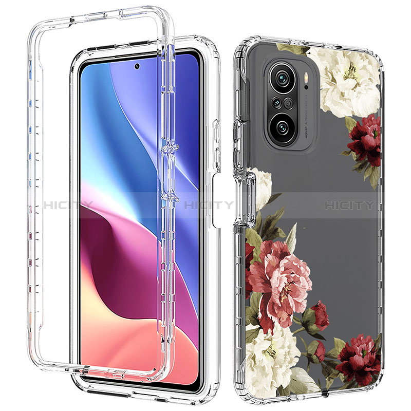 Coque Ultra Fine Transparente Souple Housse Etui 360 Degres Avant et Arriere pour Xiaomi Redmi K40 Pro 5G Plus