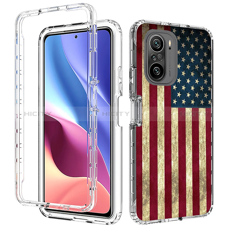 Coque Ultra Fine Transparente Souple Housse Etui 360 Degres Avant et Arriere pour Xiaomi Redmi K40 Pro 5G Plus