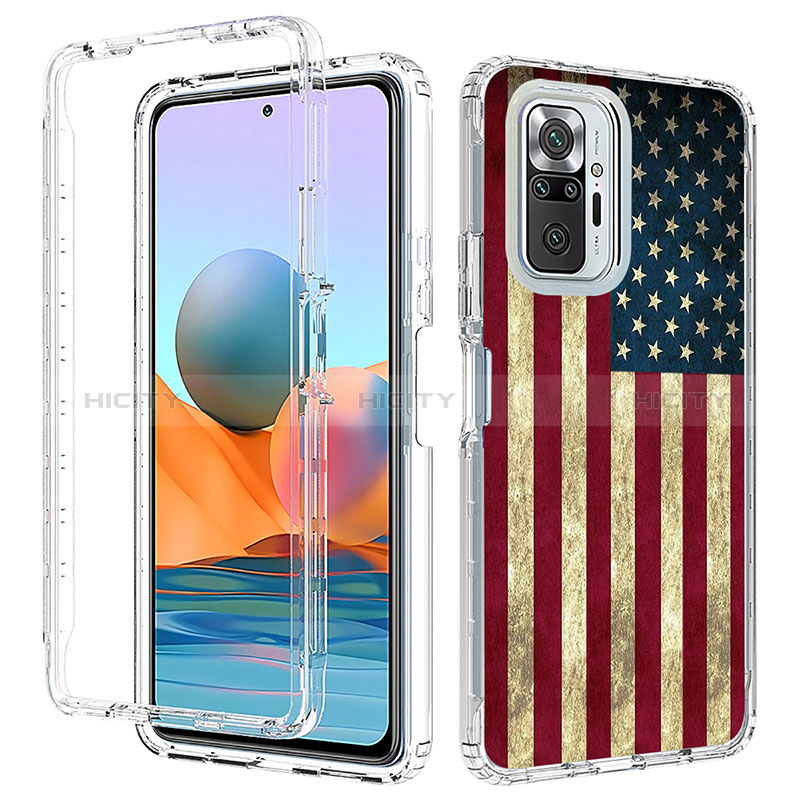 Coque Ultra Fine Transparente Souple Housse Etui 360 Degres Avant et Arriere pour Xiaomi Redmi Note 10 Pro 4G Mixte Plus