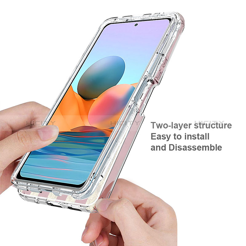 Coque Ultra Fine Transparente Souple Housse Etui 360 Degres Avant et Arriere pour Xiaomi Redmi Note 10 Pro 4G Plus