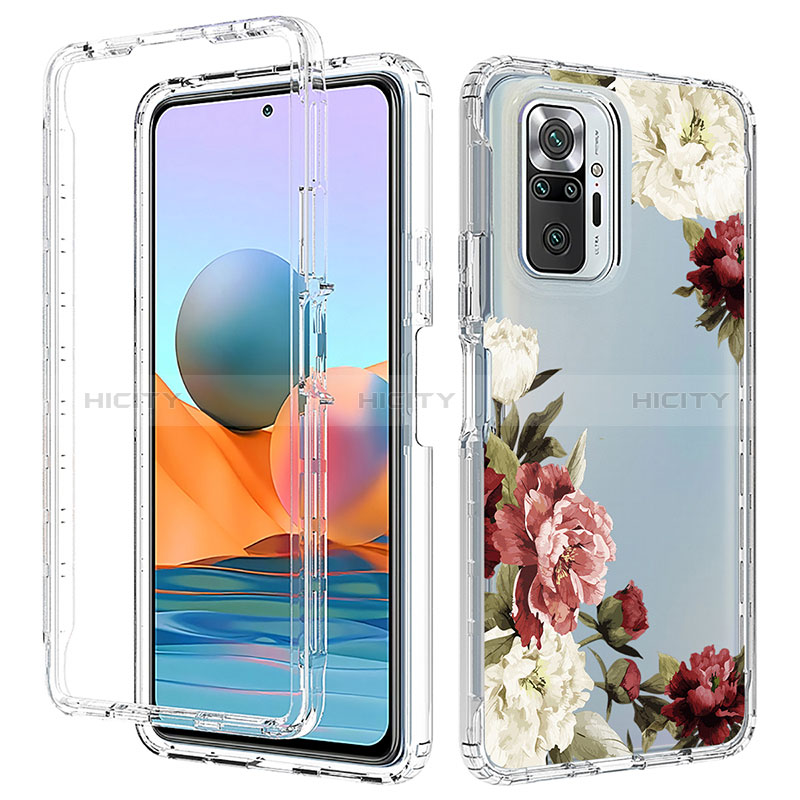 Coque Ultra Fine Transparente Souple Housse Etui 360 Degres Avant et Arriere pour Xiaomi Redmi Note 10 Pro 4G Plus