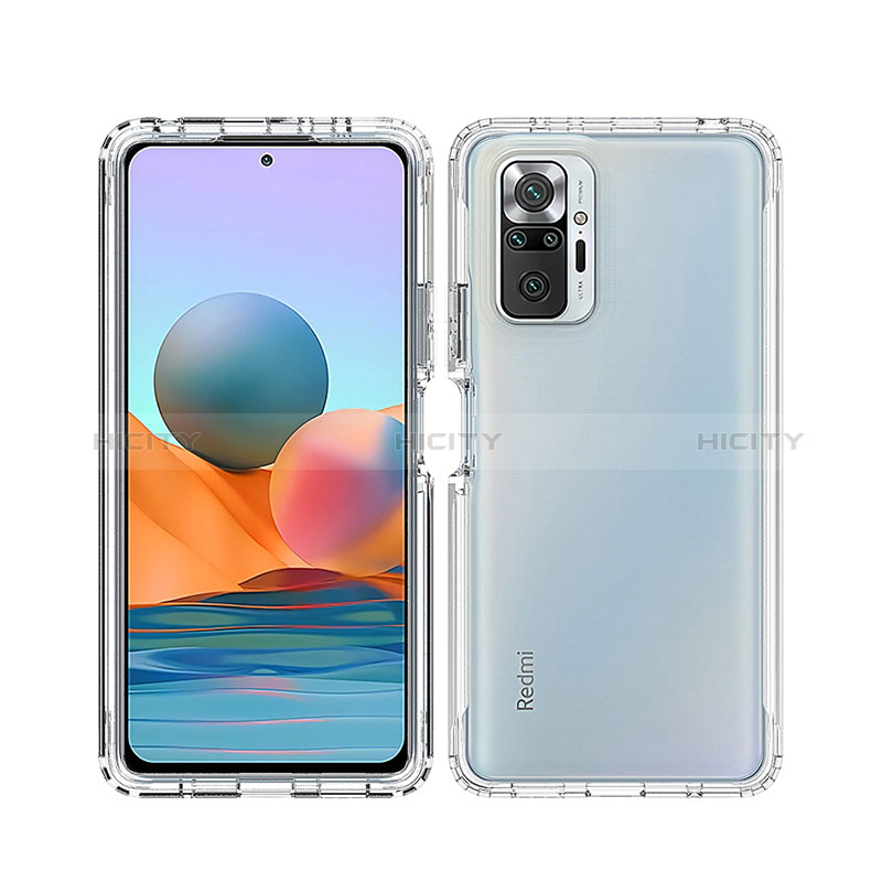 Coque Ultra Fine Transparente Souple Housse Etui 360 Degres Avant et Arriere pour Xiaomi Redmi Note 10 Pro Max Clair Plus