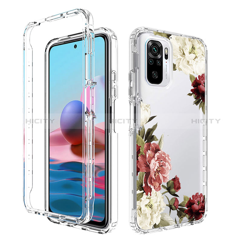 Coque Ultra Fine Transparente Souple Housse Etui 360 Degres Avant et Arriere pour Xiaomi Redmi Note 10S 4G Plus