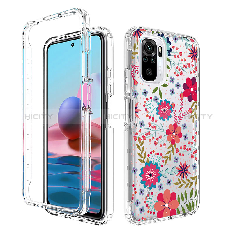 Coque Ultra Fine Transparente Souple Housse Etui 360 Degres Avant et Arriere pour Xiaomi Redmi Note 10S 4G Plus