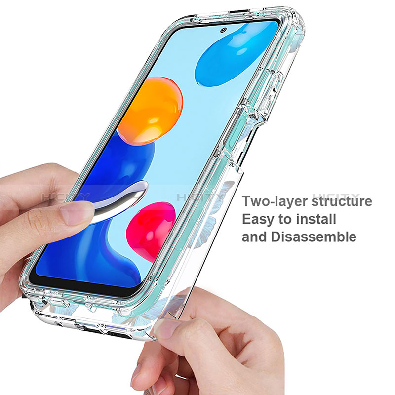 Coque Ultra Fine Transparente Souple Housse Etui 360 Degres Avant et Arriere pour Xiaomi Redmi Note 11 4G (2022) Plus