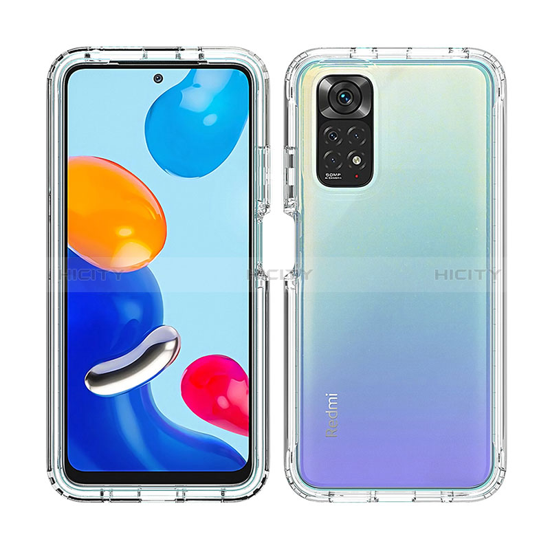 Coque Ultra Fine Transparente Souple Housse Etui 360 Degres Avant et Arriere pour Xiaomi Redmi Note 11S 4G Clair Plus