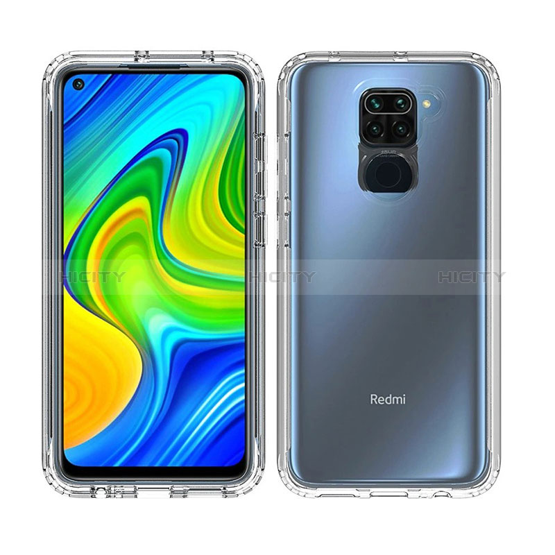 Coque Ultra Fine Transparente Souple Housse Etui 360 Degres Avant et Arriere pour Xiaomi Redmi Note 9 Clair Plus