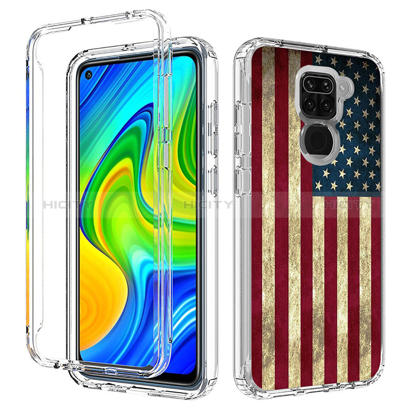 Coque Ultra Fine Transparente Souple Housse Etui 360 Degres Avant et Arriere pour Xiaomi Redmi Note 9 Mixte Plus