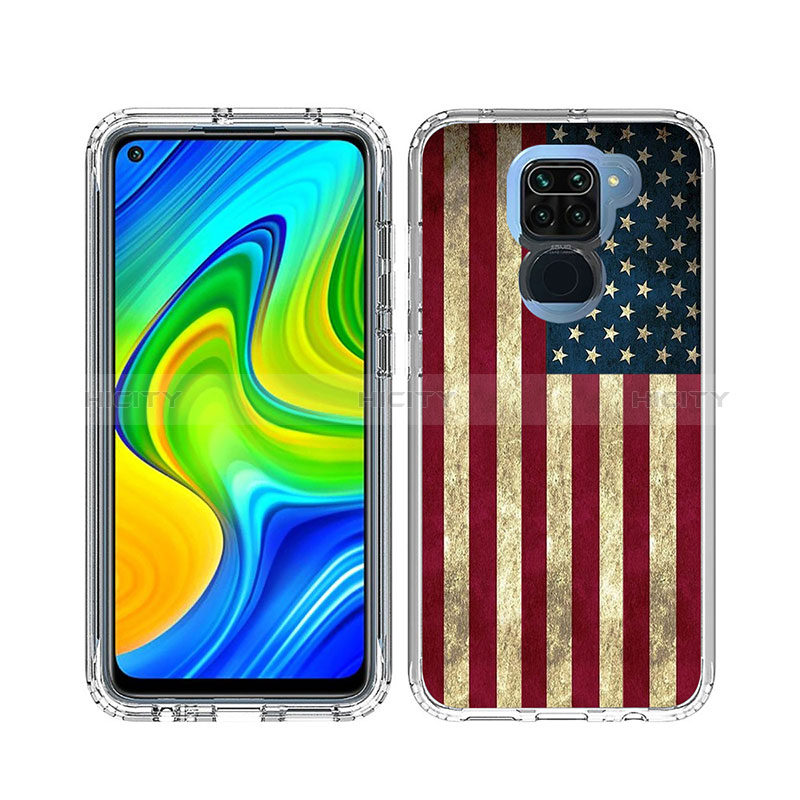 Coque Ultra Fine Transparente Souple Housse Etui 360 Degres Avant et Arriere pour Xiaomi Redmi Note 9 Plus