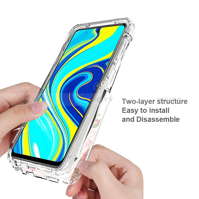 Coque Ultra Fine Transparente Souple Housse Etui 360 Degres Avant et Arriere pour Xiaomi Redmi Note 9 Pro Max Plus