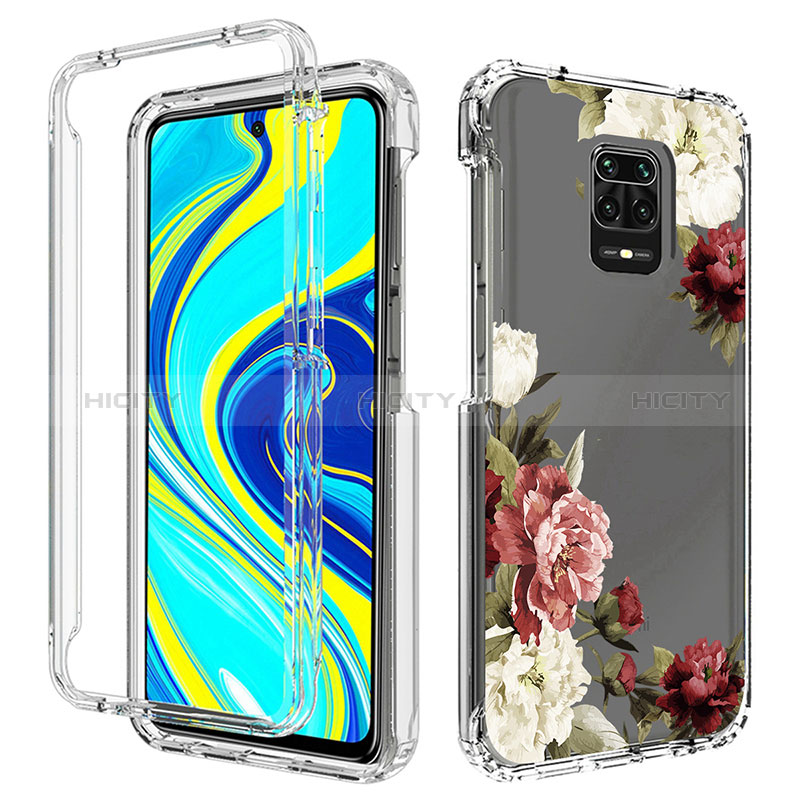 Coque Ultra Fine Transparente Souple Housse Etui 360 Degres Avant et Arriere pour Xiaomi Redmi Note 9 Pro Plus