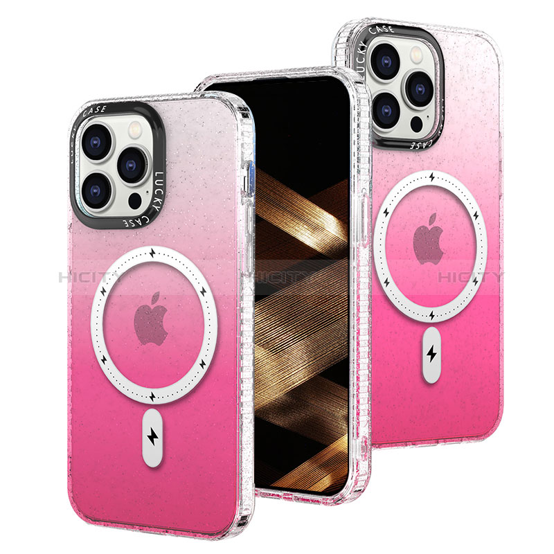 Coque Ultra Fine Transparente Souple Housse Etui Degrade avec Mag-Safe Magnetic Magnetique pour Apple iPhone 14 Pro Plus