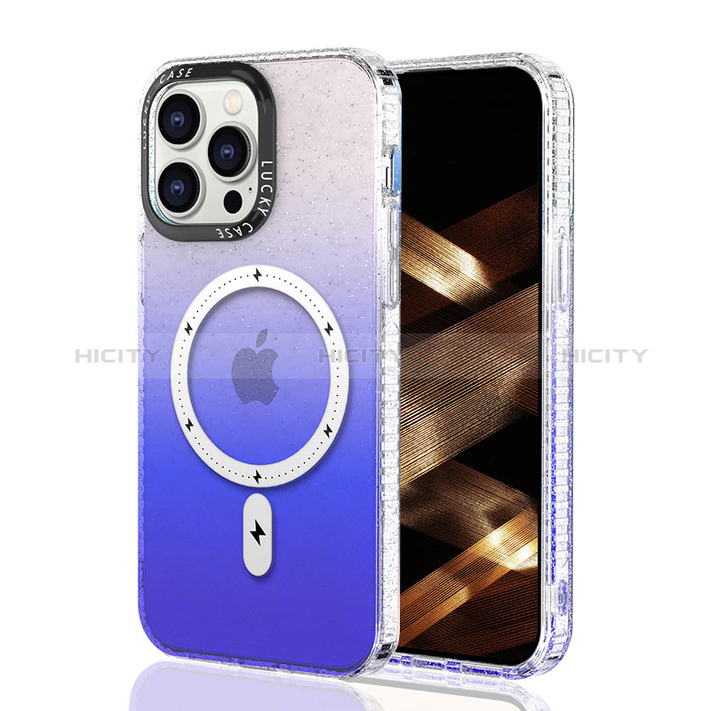 Coque Ultra Fine Transparente Souple Housse Etui Degrade avec Mag-Safe Magnetic Magnetique pour Apple iPhone 14 Pro Plus