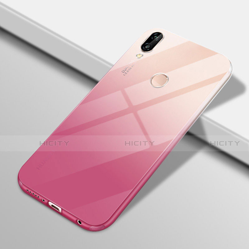 Coque Ultra Fine Transparente Souple Housse Etui Degrade G01 pour Huawei P20 Lite Rose Plus