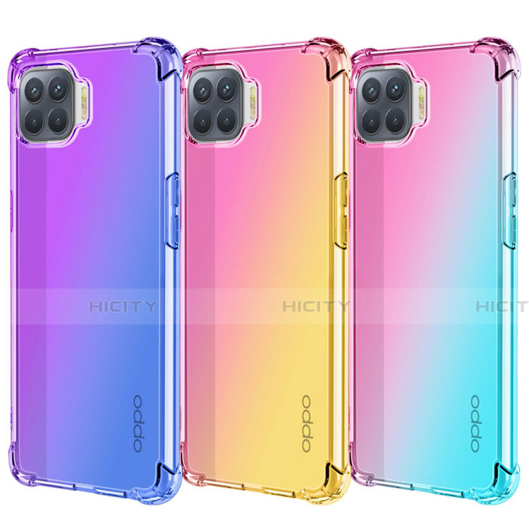 Coque Ultra Fine Transparente Souple Housse Etui Degrade G01 pour Oppo F17 Pro Plus