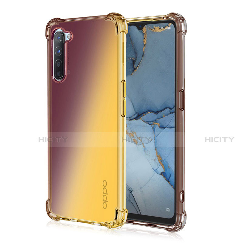 Coque Ultra Fine Transparente Souple Housse Etui Degrade G01 pour Oppo K7 5G Or Plus