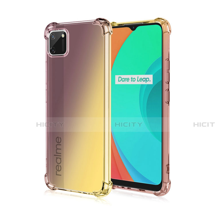 Coque Ultra Fine Transparente Souple Housse Etui Degrade G01 pour Realme C11 Plus