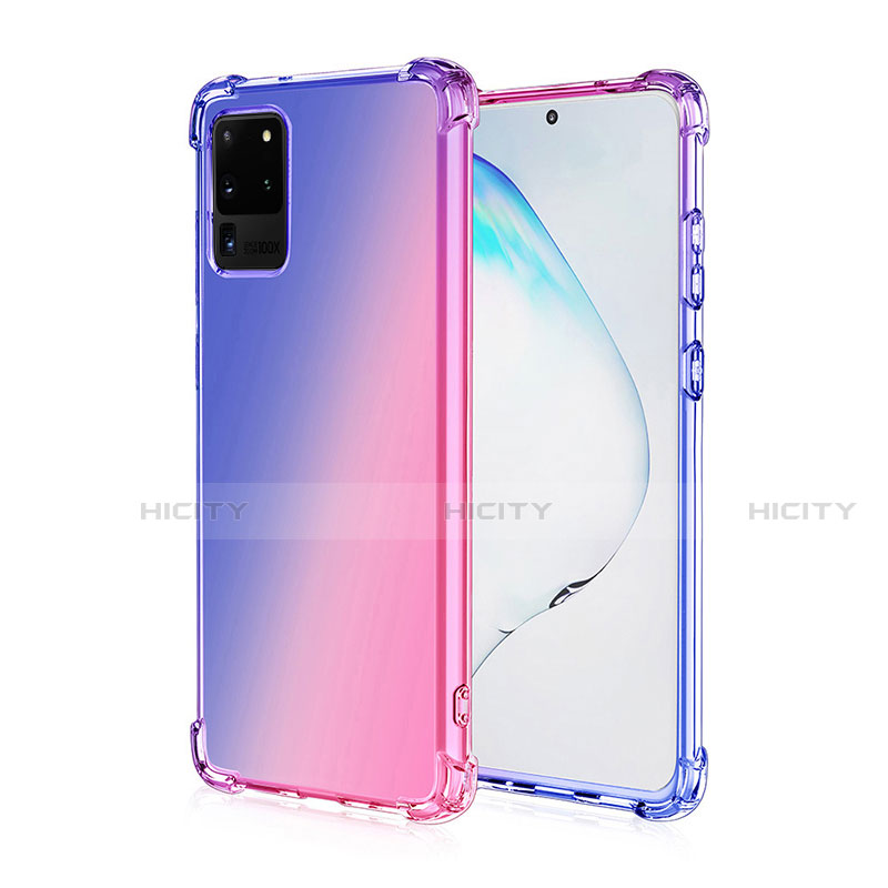 Coque Ultra Fine Transparente Souple Housse Etui Degrade G01 pour Samsung Galaxy S20 Ultra Mixte Plus