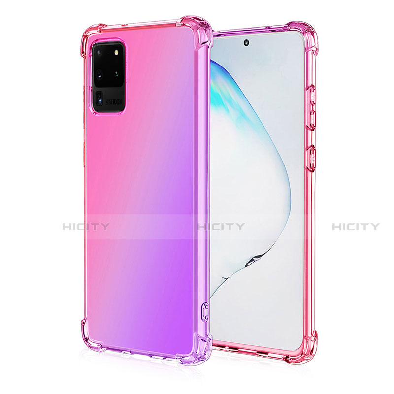 Coque Ultra Fine Transparente Souple Housse Etui Degrade G01 pour Samsung Galaxy S20 Ultra Plus