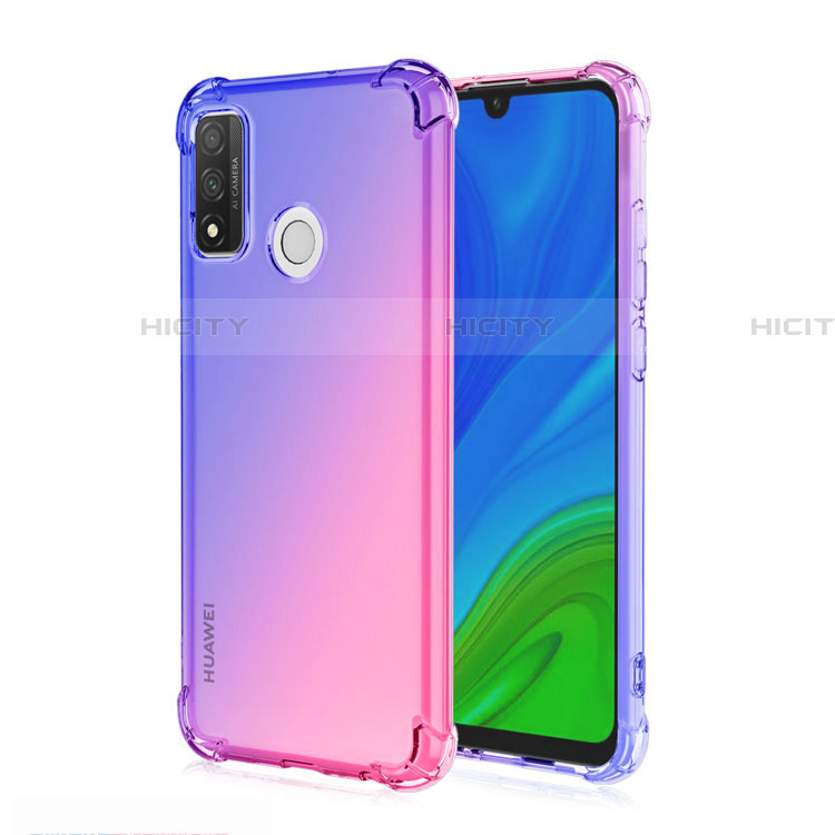 Coque Ultra Fine Transparente Souple Housse Etui Degrade H01 pour Huawei P Smart (2020) Violet Plus