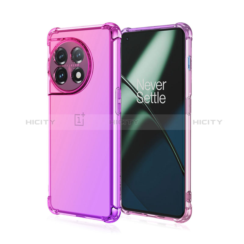 Coque Ultra Fine Transparente Souple Housse Etui Degrade pour OnePlus Ace 2 Pro 5G Plus