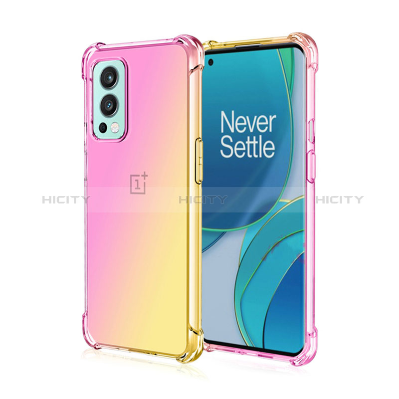 Coque Ultra Fine Transparente Souple Housse Etui Degrade pour OnePlus Nord 2 5G Plus