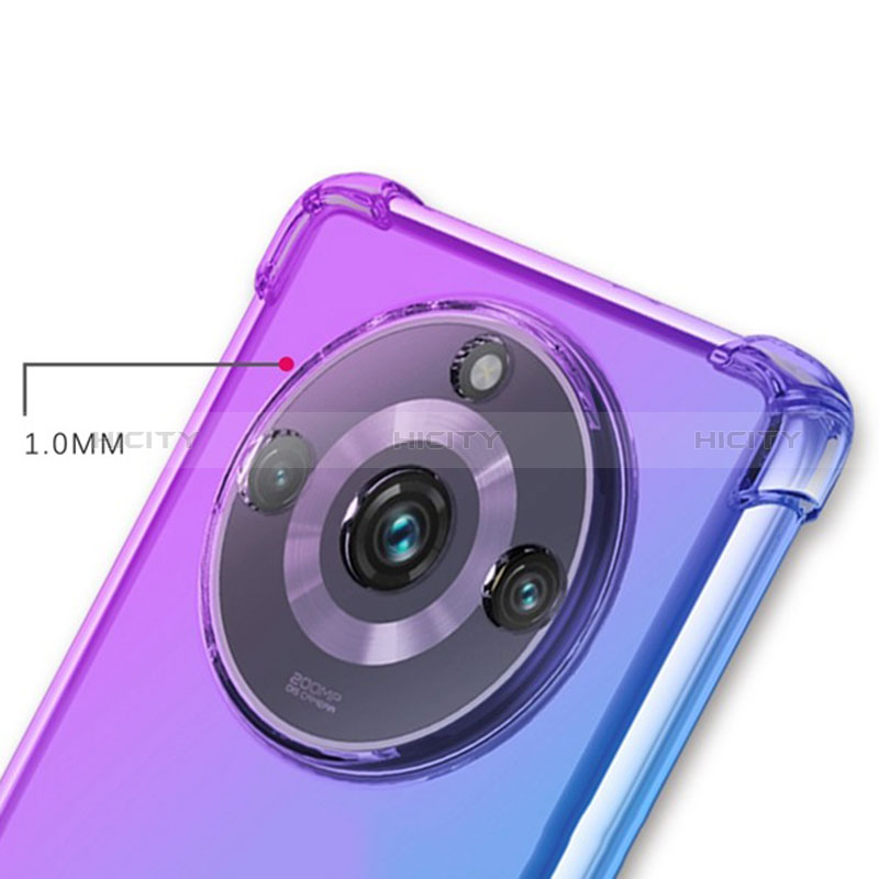 Coque Ultra Fine Transparente Souple Housse Etui Degrade pour Realme 11 Pro 5G Plus