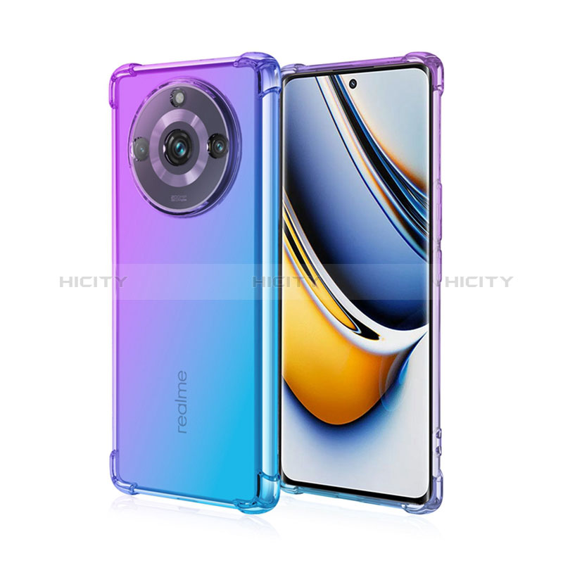 Coque Ultra Fine Transparente Souple Housse Etui Degrade pour Realme 11 Pro 5G Plus